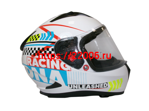 Шлем TVS RACING (Индия) STREET D/V WHITE YELLOW размер XXL, + пинлок в комплекте, очки фото 4 Шлем TVS RACING (Индия) STREET D/V WHITE YELLOW размер XXL, + пинлок в комплекте, очки фото 4