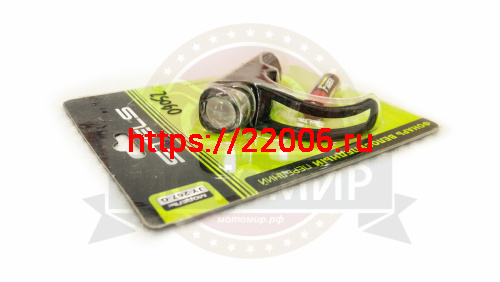 Фара  Вело передняя, 1суперяркий светодиод, мягкий сил/, на руль (чёрный,белый,зел) JY-267-GL фото 2