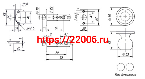 Ручка Fuaro (Фуаро) защелка DK672/BL SB-PS (672/BL SB-P) ( без фик.) мат. золото фото 2 Ручка Fuaro (Фуаро) защелка DK672/BL SB-PS (672/BL SB-P) ( без фик.) мат. золото фото 2