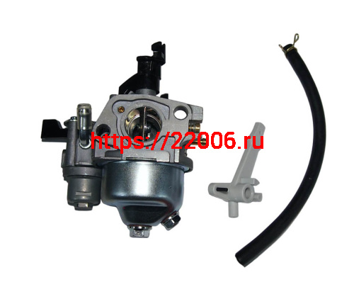 Карбюратор 168F (GX 160) (с бензокраном) и фильтром-отстойником (YT-GP-000114)pZ19