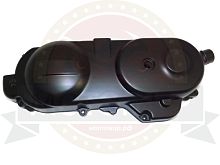 Крышка картера GY6-50 левая короткая 10" 400мм (вариатора FT50QT-4) (669 ремень) голая