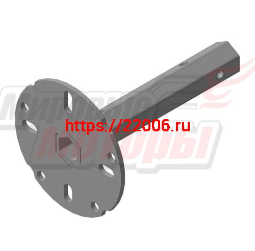 Ступица колеса МБ вал S24 (универсальная на 4 и 5отв., L=250мм) без выступа