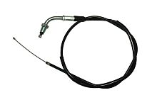 Трос газа L-870мм, ход-100мм, М10 загнутый, "Zodiak", Альфа