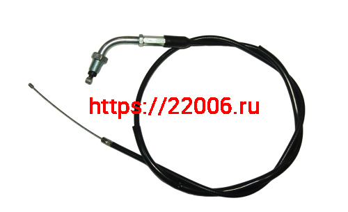 Трос газа L-870мм, ход-100мм, М10 загнутый, "Zodiak", Альфа Трос газа L-870мм, ход-100мм, М10 загнутый, "Zodiak", Альфа