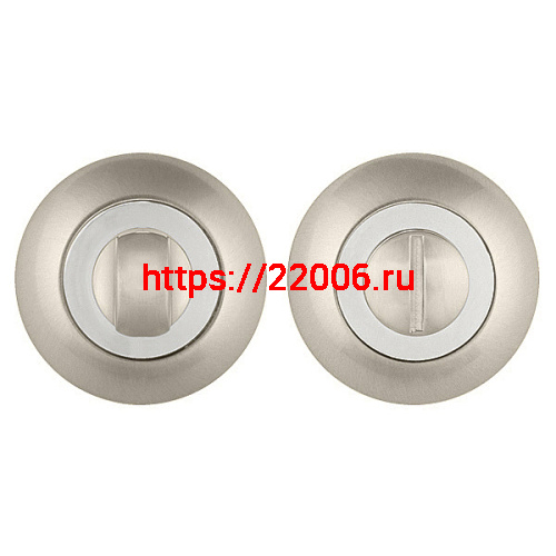 Ручка Punto (Пунто) поворотная BK6.R.TL54 (BK6 TL) SN/CP-3 матовый никель/хром Ручка Punto (Пунто) поворотная BK6.R.TL54 (BK6 TL) SN/CP-3 матовый никель/хром