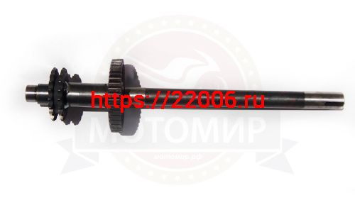 Вал ведомый машинокомплекта Лидер-Альфа 3 в сборе (длинный) фото 3