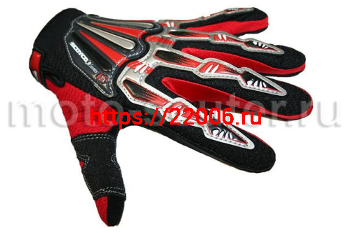 Перчатки Scoyco A008 (XXL) красные Перчатки Scoyco A008 (XXL) красные