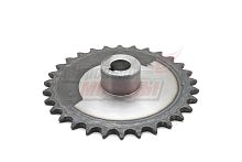 Звезда ведомая 30z мотобуксировщика (d=20мм, шаг 15,875, шпонка 6мм)