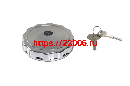 Крышка бензобака Урал под хром с замком