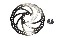 Диск тормозной для велосипеда 160мм 6 отв. (DSL-04)