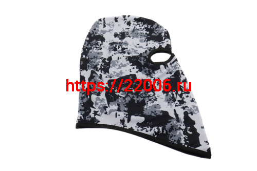 Подшлемник (балаклава) серо-бело-чёрный камуфляж MC-1007 (2 выреза для глаз) Подшлемник (балаклава) серо-бело-чёрный камуфляж MC-1007 (2 выреза для глаз)