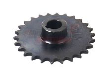 Звезда ведомая 26z (530) мотобуксировщика (d=25мм, шаг 15,875, шпонка 8мм)