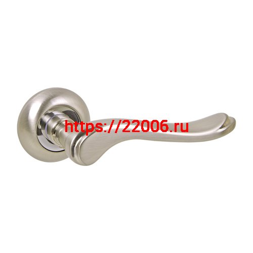 Ручка Fuaro (Фуаро) раздельная LM/Z R.TL54.GRAZIA SN/CP-3 матовый никель/хром Ручка Fuaro (Фуаро) раздельная LM/Z R.TL54.GRAZIA SN/CP-3 матовый никель/хром