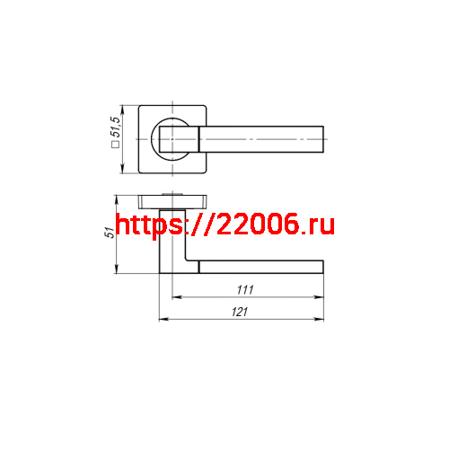 Ручка Ajax (Аякс) раздельная K.JK51.BASE SN-3 мат.никель (белая коробка) фото 3 Ручка Ajax (Аякс) раздельная K.JK51.BASE SN-3 мат.никель (белая коробка) фото 3