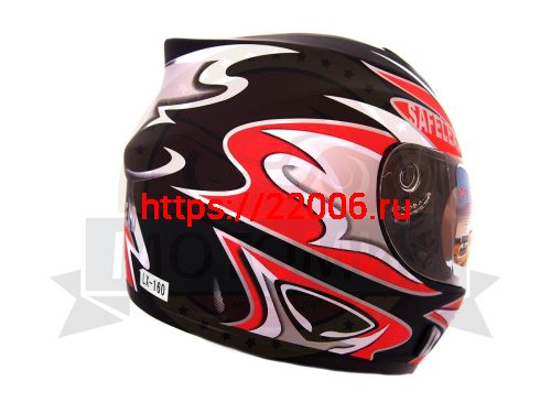 Шлем интеграл "Safelead" HF-160 "Анти Крыло" MATT BLACK CI размер M фото 5