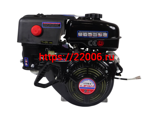 Двигатель LIFAN 9 л.с. 177F-D (270) (вал d25 мм) ЭЛ.СТАРТЕР, с катушкой освещения 12В 7А 84Вт фото 3 Двигатель LIFAN 9 л.с. 177F-D (270) (вал d25 мм) ЭЛ.СТАРТЕР, с катушкой освещения 12В 7А 84Вт фото 3