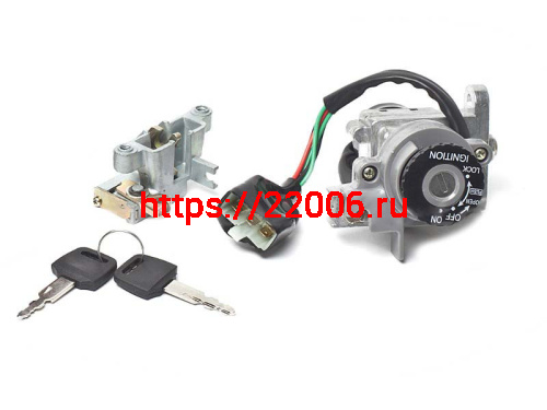 Замок зажигания (комплект) Yamaha BWS SM Замок зажигания (комплект) Yamaha BWS SM