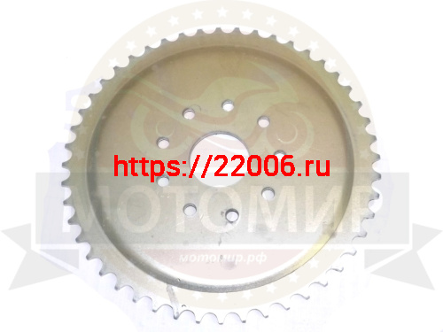 Звезда 48 зуб. (415) цепи, задняя "Газуля" F50/72/80 голая (9 отверстий) Звезда 48 зуб. (415) цепи, задняя "Газуля" F50/72/80 голая (9 отверстий)