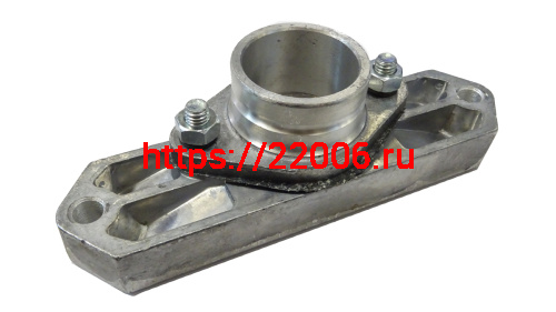 Патрубок карбюратора Буран с переходником Mikuni (половинка Лодочки) фото 2