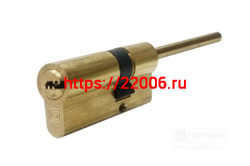 Цилиндровый Guardian (Гардиан) механизм со штоком GB 77 мм (56/21/70SH) G латунь 5 кл. /128:5076/ - снят с производства Цилиндровый Guardian (Гардиан) механизм со штоком GB 77 мм (56/21/70SH) G латунь 5 кл. /128:5076/ - снят с производства